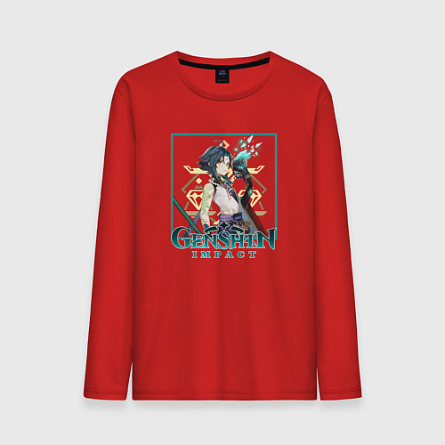 Мужской лонгслив Сяо / Красный – фото 1