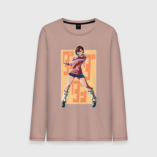 Мужской лонгслив Momo Ayase / Пыльно-розовый – фото 1