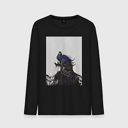 Лонгслив хлопковый мужской Artorias of the Abyss, цвет: черный