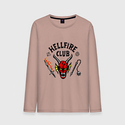 Мужской лонгслив Stranger things - hellfire club