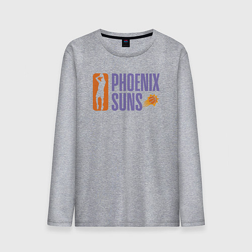 Мужской лонгслив Phoenix Suns play / Меланж – фото 1