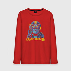 Мужской лонгслив Monkey space soldier