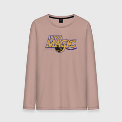 Лонгслив хлопковый мужской Luka magic basketball, цвет: пыльно-розовый