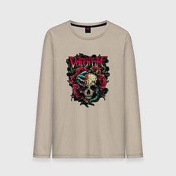 Мужской лонгслив Пуля для моего Валентина