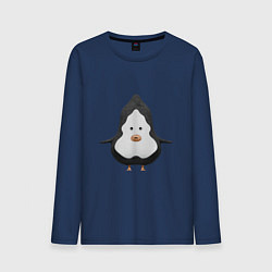 Мужской лонгслив Cartoon penguin character