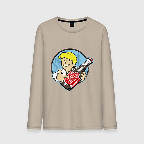 Мужской лонгслив Vault Guybrush / Миндальный – фото 1