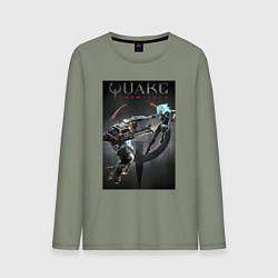 Лонгслив хлопковый мужской Quake champions - NYX and Sorlag, цвет: авокадо