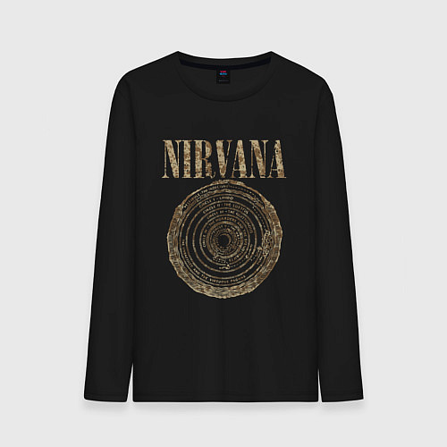 Мужской лонгслив Nirvana Circles of hell / Черный – фото 1