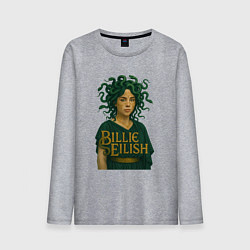 Лонгслив хлопковый мужской Билли Айлиш Гаргона, цвет: меланж