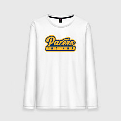 Лонгслив хлопковый мужской Pacers Indiana, цвет: белый