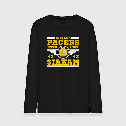 Мужской лонгслив Паскаль Сиакам / Черный – фото 1