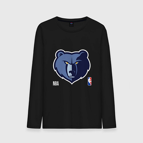 Мужской лонгслив Memphis Grizzlies - basketball / Черный – фото 1