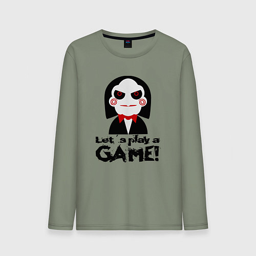 Мужской лонгслив Давайте поиграем в игру / Авокадо – фото 1