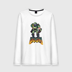 Мужской лонгслив Doom солдат марса