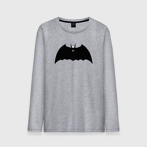 Мужской лонгслив Dark Batman / Меланж – фото 1