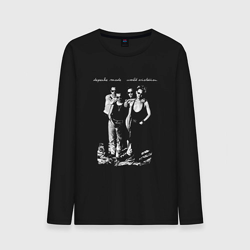 Мужской лонгслив Depeche Mode - World Violation Official Merch / Черный – фото 1