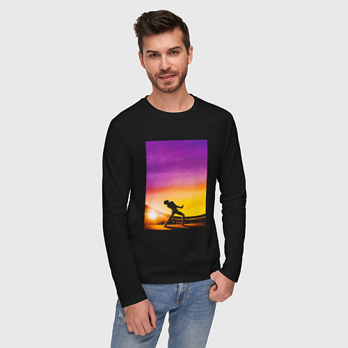 Мужской лонгслив Богемская рапсодия / Черный – фото 3