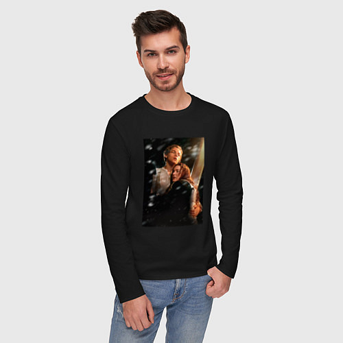 Мужской лонгслив Titanic / Черный – фото 3