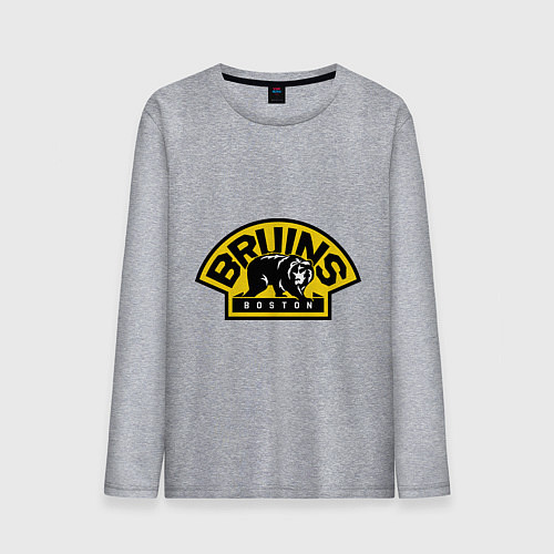 Мужской лонгслив HC Boston Bruins Label / Меланж – фото 1