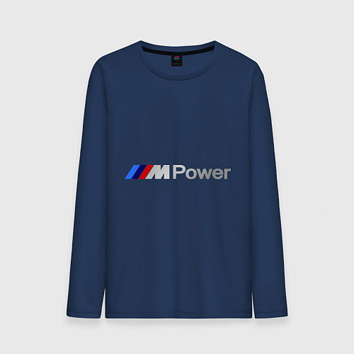 Мужской лонгслив BMW M Power / Тёмно-синий – фото 1