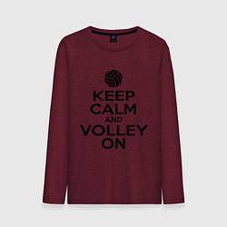 Мужской лонгслив Keep Calm & Volley On