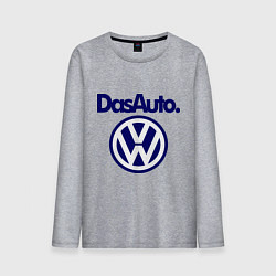 Лонгслив хлопковый мужской Volkswagen Das Auto, цвет: меланж