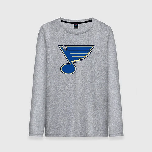 Мужской лонгслив St Louis Blues / Меланж – фото 1