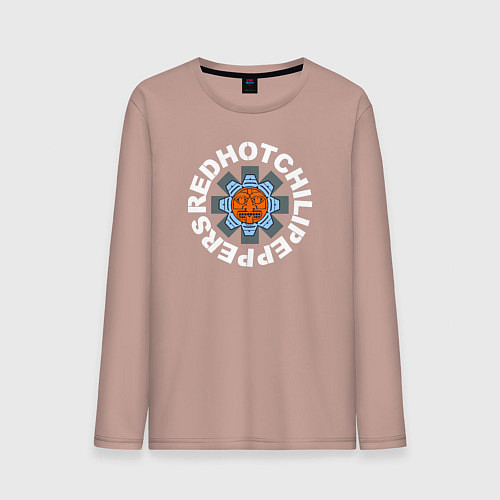 Мужской лонгслив Red hot chili peppers / Пыльно-розовый – фото 1