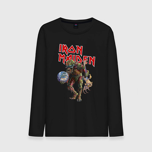 Мужской лонгслив Iron Maiden: Zombie / Черный – фото 1