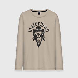 Лонгслив хлопковый мужской Motorhead Rocker, цвет: миндальный