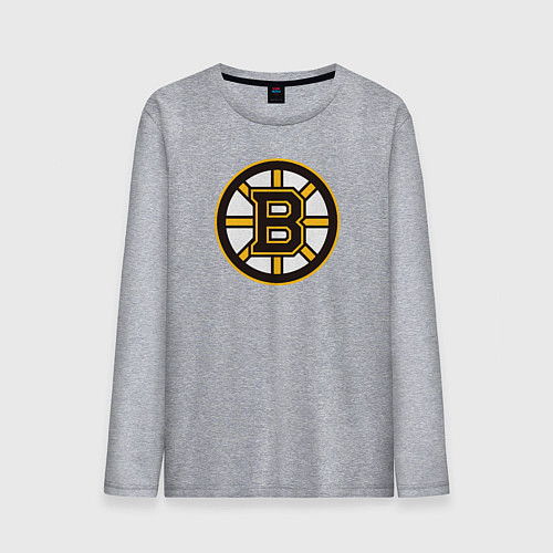 Мужской лонгслив Boston Bruins / Меланж – фото 1