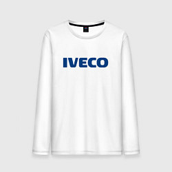 Лонгслив хлопковый мужской Iveco, цвет: белый