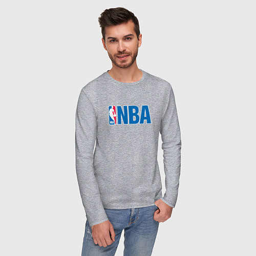 Мужской лонгслив NBA / Меланж – фото 3