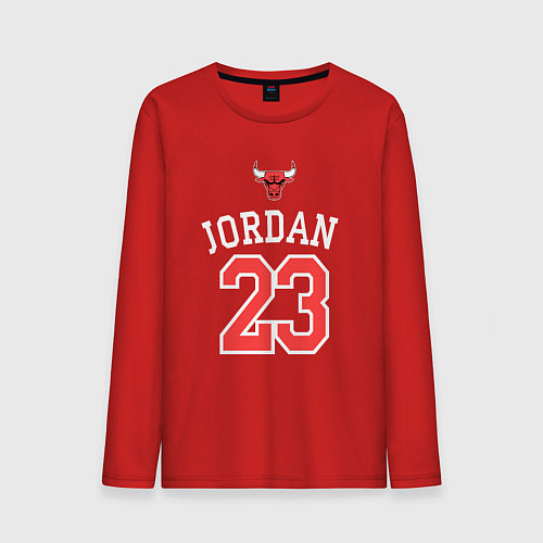 Мужской лонгслив Jordan 23 / Красный – фото 1
