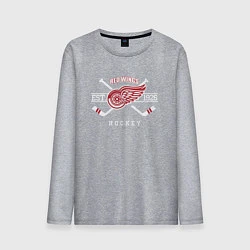 Мужской лонгслив Detroit Red Wings: Est.1926