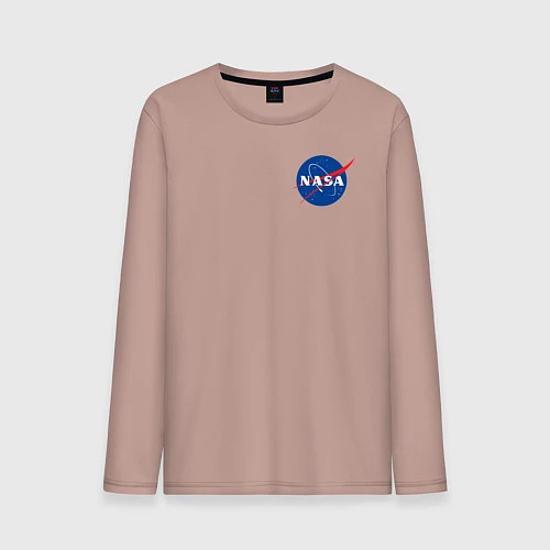 Мужской лонгслив NASA / Пыльно-розовый – фото 1