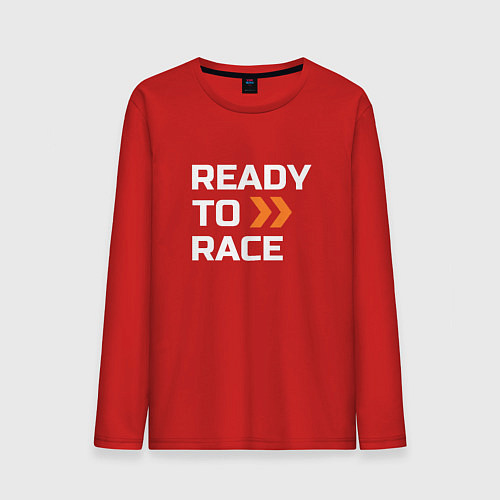 Мужской лонгслив Ready To Race / Красный – фото 1