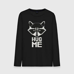 Мужской лонгслив Raccoon: Hug me