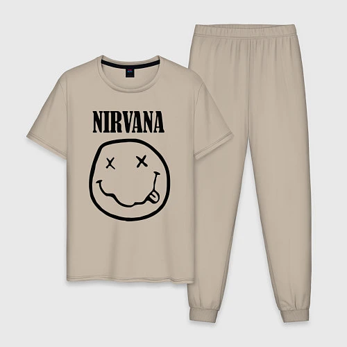 Мужская пижама Nirvana / Миндальный – фото 1