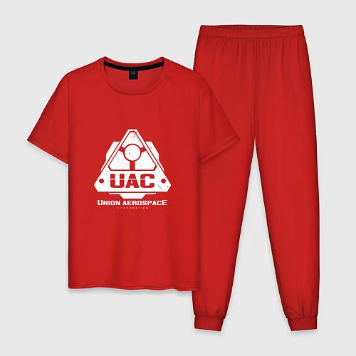 Мужская пижама UAC / Красный – фото 1