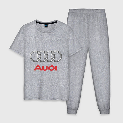 Мужская пижама Audi / Меланж – фото 1