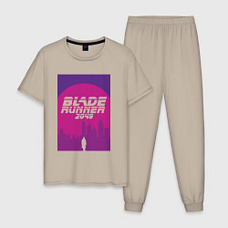 Мужская пижама Blade Runner 2049: Purple
