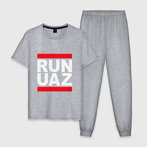 Мужская пижама Run UAZ / Меланж – фото 1