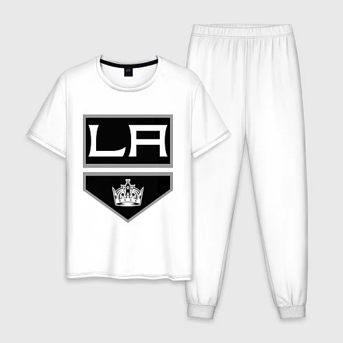 Мужская пижама Los Angeles Kings / Белый – фото 1