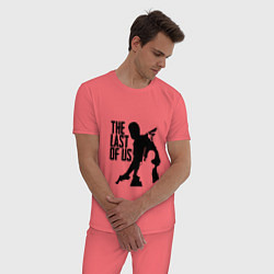 Пижама хлопковая мужская THE LAST OF US, цвет: коралловый — фото 2