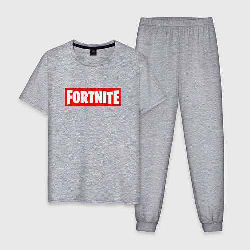 Мужская пижама Fortnite Supreme / Меланж – фото 1
