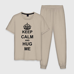 Мужская пижама Keep Calm & Hug Mе