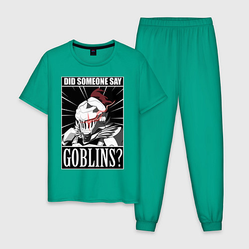 Мужская пижама Убийца гоблинов 9 / Зеленый – фото 1