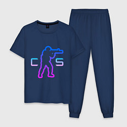 Мужская пижама CS - логотип с бойцом