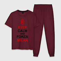 Мужская пижама Keep Calm & Forza Milan